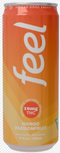 Feel - Feel- Mango Passionfruit 10mg Seltzer (with caffeine)