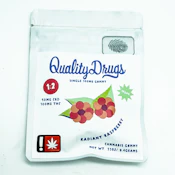 Quality Drugs 1:2 Radiant Raspberry Single Gummy 100mg