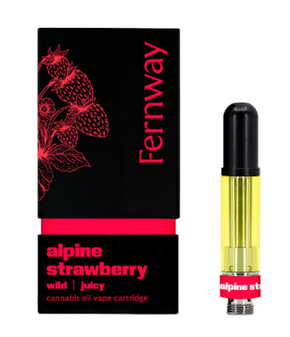 Fernway - Alpine Strawberry -Sativa- 92.10% THC | 510 Vape (Cartridge) 1g | Fernway      -vvv6