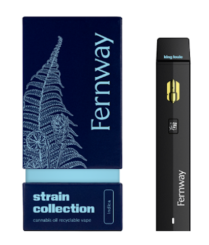Fernway - King Louie -Indica- 88.10% THC | Traveler Recyclable Vape, 1g | Fernway       -uuu5 FRONT