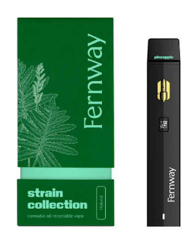 Fernway - Pineapple Express -Hybrid- 88.10% THC | Traveler Recyclable Vape, 1g | Fernway   -XXX3 FRONT
