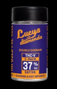 Blotter | Pre-roll | Lucy's: Double Durban | 34% THC | Diamond Infused | .5g 3 pack