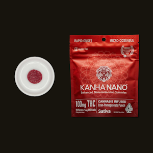 Kanha - Kanha Nano 100mg Sativa Cran-Pomegranate Punch $22