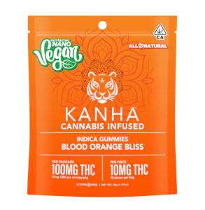 KANHA - Kanha Nano Vegan Blood Orange Bliss Indica Gummies