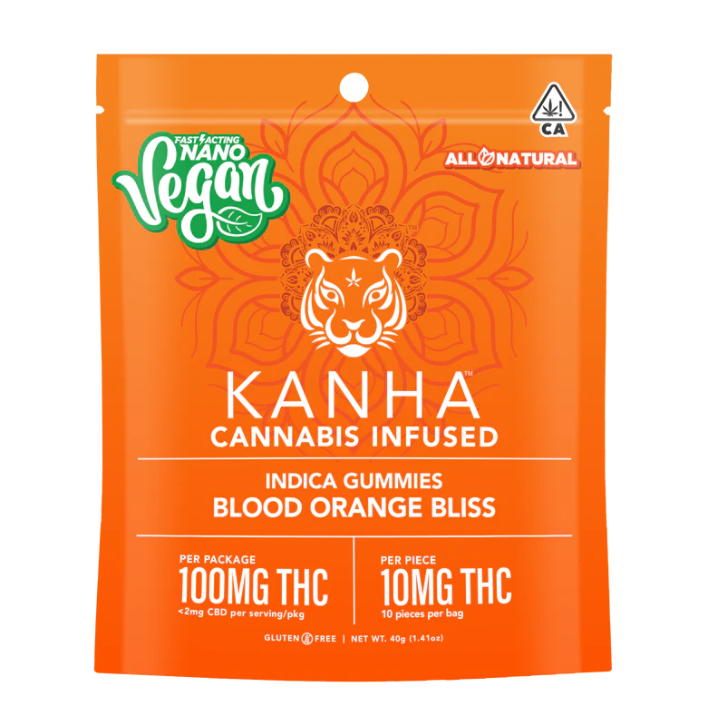 KANHA - Kanha Nano Vegan Blood Orange Bliss Indica Gummies Main Image