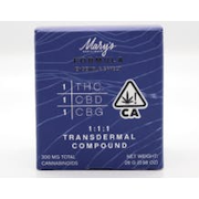 Mary's Medicinals | Formula 1:1:1 THC:CBD:CBG | Transdermal Compound | 1oz