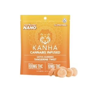 Tangerine Twist NANO Sativa Gummies [10 ct]