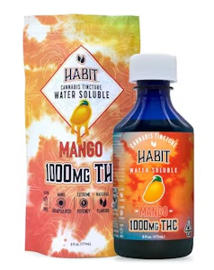 Habit - [Habit] THC Tincture - 1000mg - Mango 