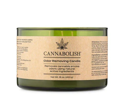 Cannabolish Wintergreen Candle - 16oz