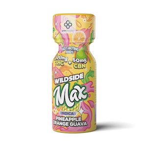 Green Revolution - Wildside Max | Pineapple Orange Guava | Nano Shot | 2oz | DOH | 100mg THC : 50mg CBN