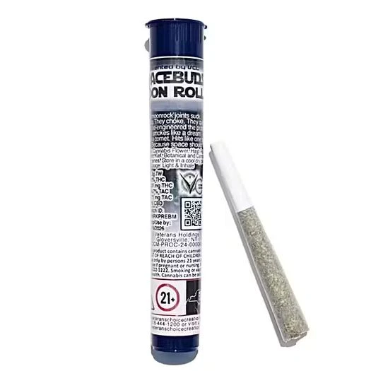 Spacebuds Moonrocks - SpaceBuds - Moon Rolls - Grape Bubbly - 1.5g Infused Preroll Main Image