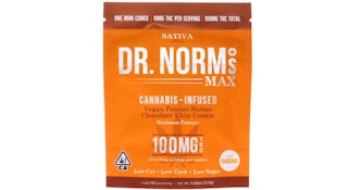 Dr. Norm's - Peanut Butter Chocolate Chip Vegan Mini Cookie MAX 100mg