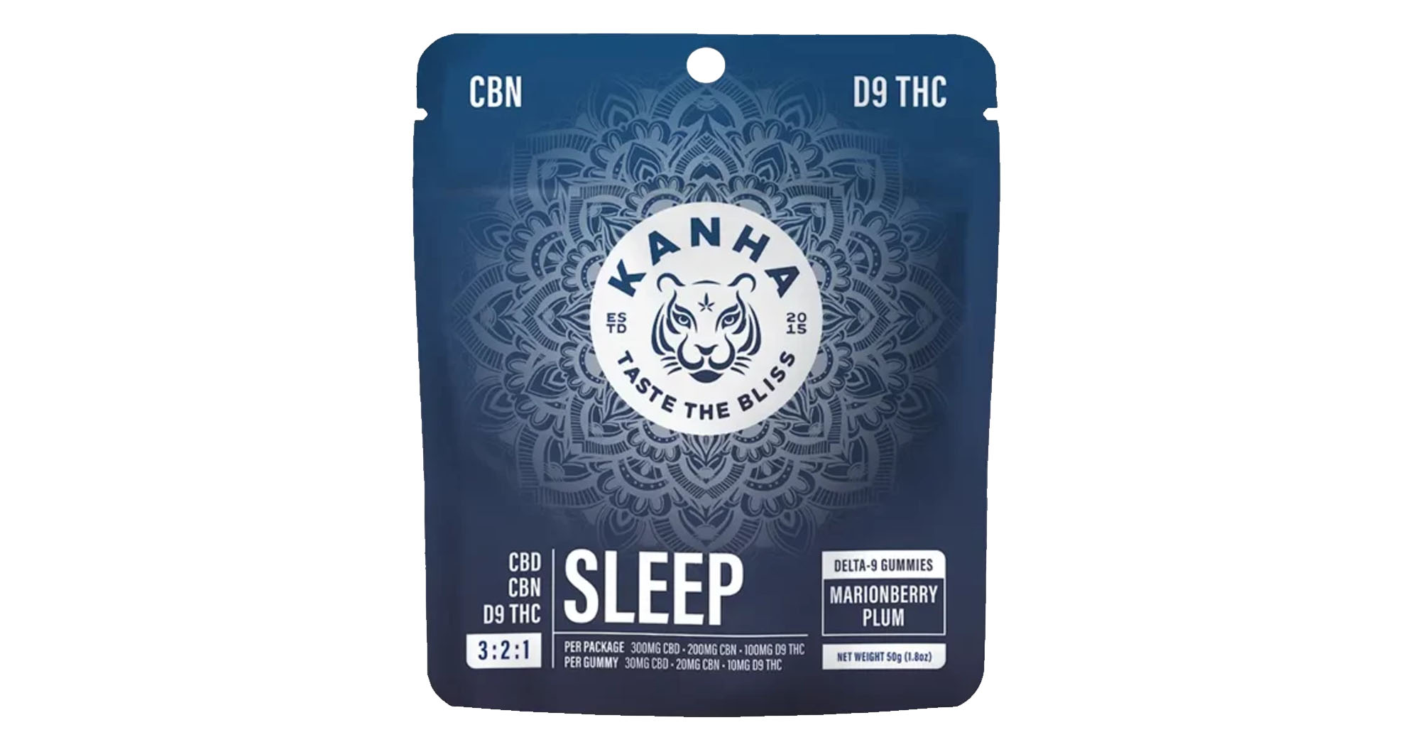 Marionberry Plum 3:2:1 CBN:THC:CBD Sleep Nanomolecular Gummies - 300mg