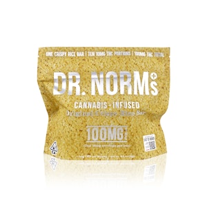 DR. NORM'S - DR. NORM'S - Edible - Original Rice Krispy Treat - 100MG
