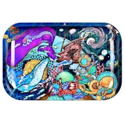 Assorted Metal Rolling Tray 5" x 7" 