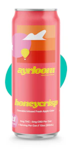 AYRLOOM - Ayrloom - 1:1 THC:CBD Honey Crisp Apple Cider - Hybrid - Single