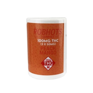 ROBHOT - ROBHOT - PEACH MANGO GUMMIES 2 PACK 100MG