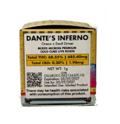 Dante's Inferno - 1g Cold Cure Live Rosin