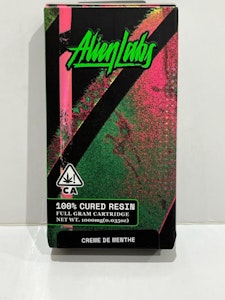 ALIEN LABS - Creme De Menthe 1g Cured Resin Cart - Alien Labs