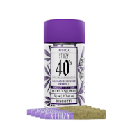 STIIIZY | Biscotti | 40's Infused Pre-Roll 5pk | 2.5g