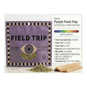 Field Trip | Purple Push Pop | Pre-Ground Sungrown Flower | 3.5g