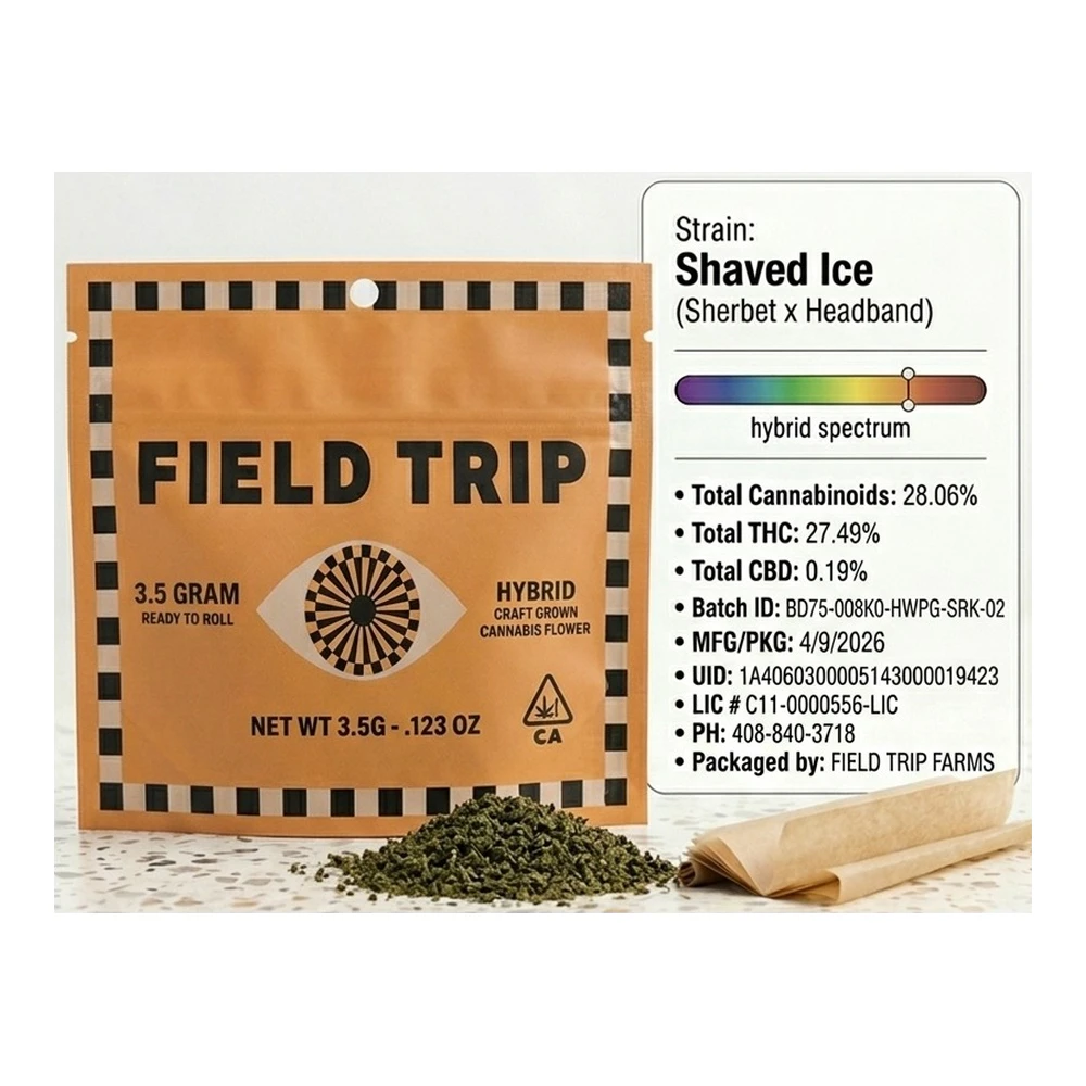 Field Trip - Field Trip | Shaved Ice | Pre-Ground Sungrown Flower | 3.5g Main Image