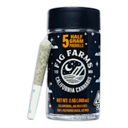 Fig Farms | Chems and Cherry | Indoor Pre-Roll 5pk | 2.5g