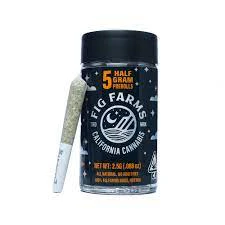 UpNorth - Fig Farms - Preroll 5pk - Moonana Chronic Main Image