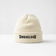 Smoakland Beanie White