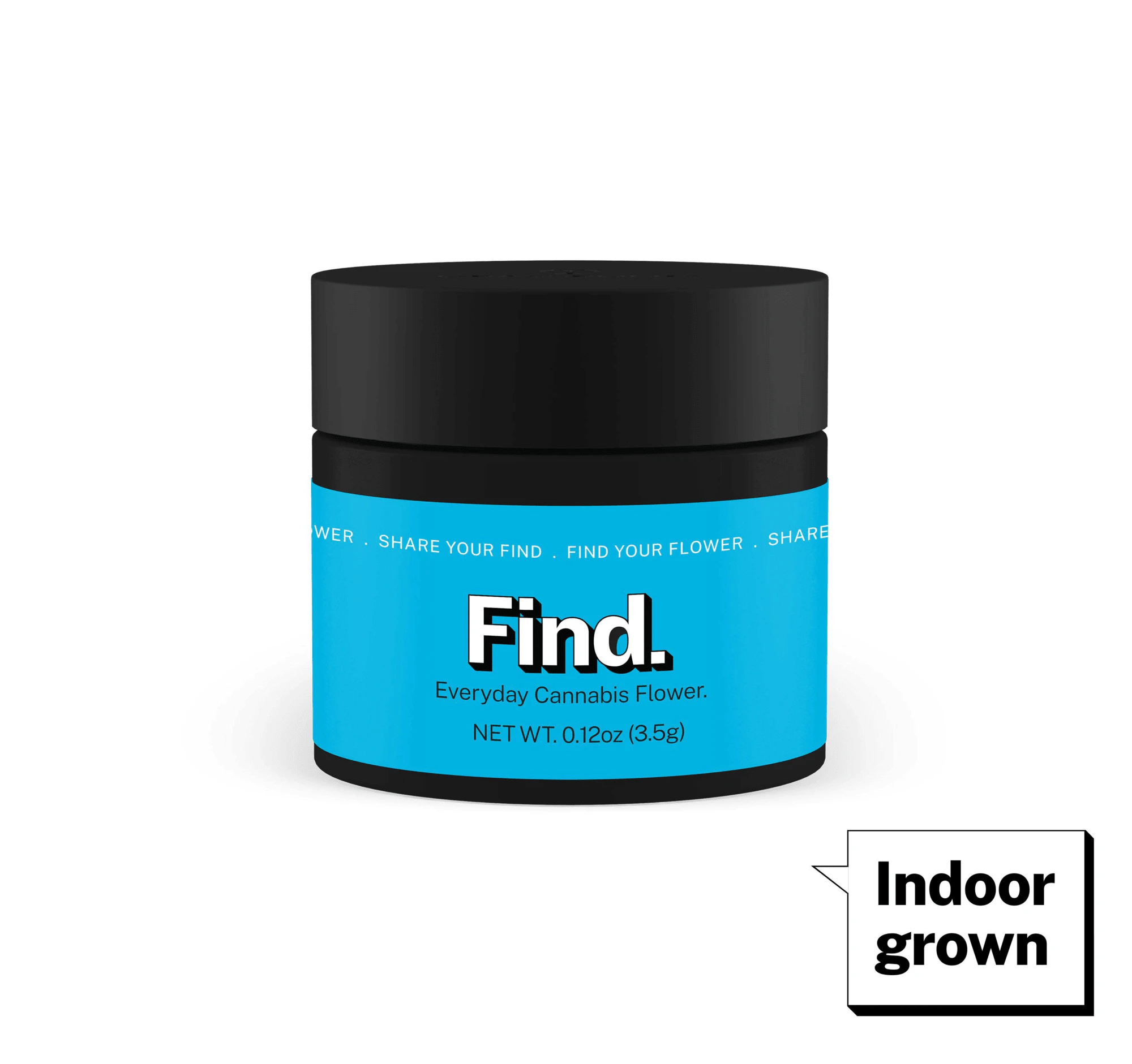 Find - Gas Lit 3.5g Flower Jar Main Image