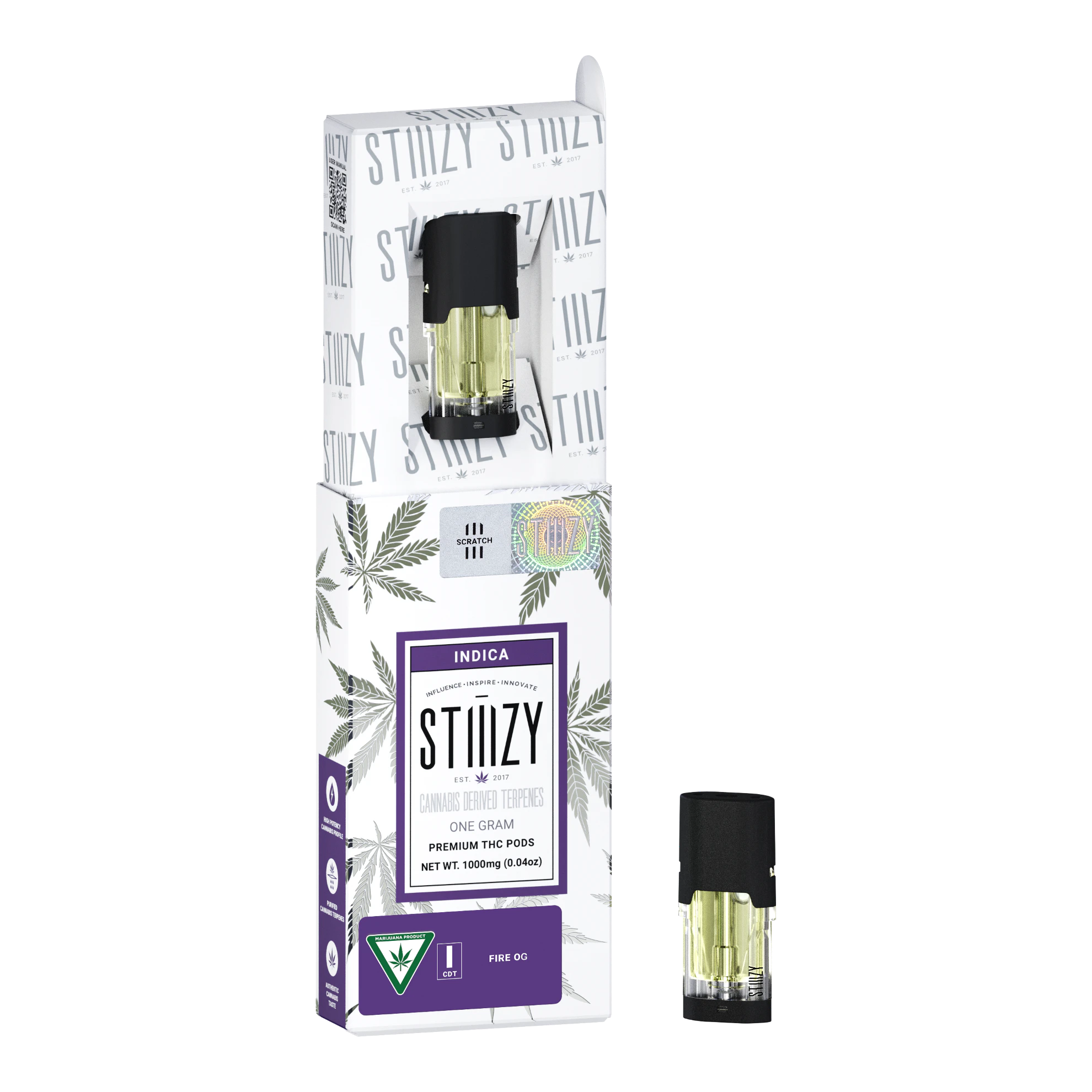 STIIIZY - Stiiizy - Fire OG Pod - 1g Main Image