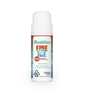 Buddies - Fire & Ice Roll-On Topical | 1000mg THC | Buddies