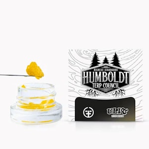 HUMBOLDT TERP COUNCIL - World War Z 70.75% THC | Humboldt Terp Council | 1g Live Resin