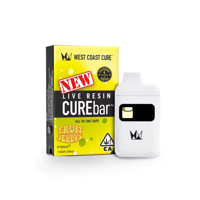 West Coast Cure - Fruit Jellys Live Resin CUREbar - 1G Main Image