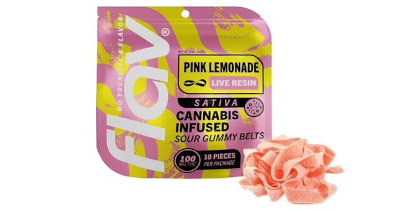 Flav - Flav - Live Resin Pink Lemonade Belts 100mg