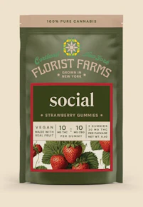 Florist Farms | Edible | Social | Strawberry | 2pk