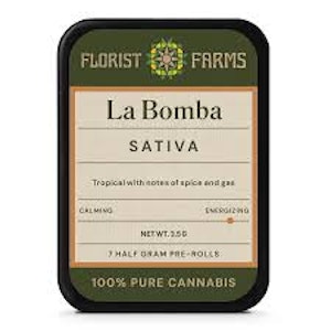 FLORIST FARMS - La Bomba | Prerolls | 7pk/3.5g (Florist Farms)