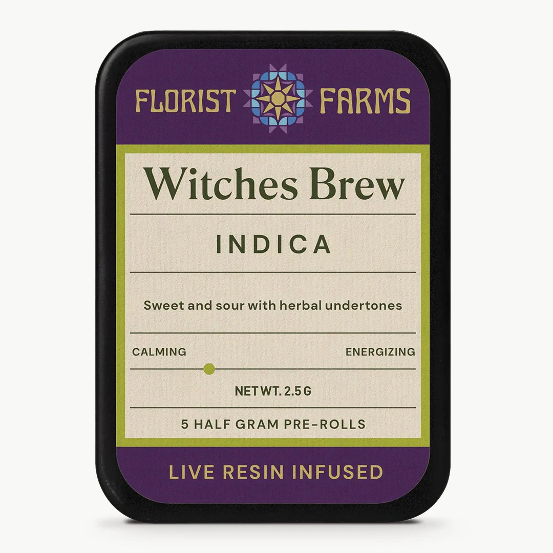 Florist Farms - Florist Farm | Live Resin Infused | Witches Brew | 5-pack | 2.5g Main Image