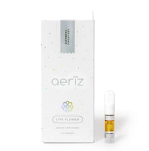 AERIZ - White Peach Gelato Live Flower Sauce Cartridge - 0.5g