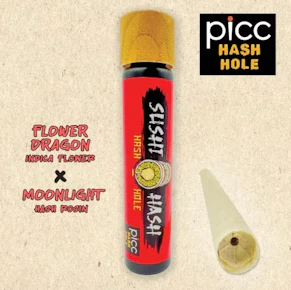 PICC | SUSHI HASH | HASH HOLE | Flower Dragon x Moonlight Rosin | 1G SINGLE