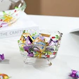 Amanda & Courtney CC - Glass Flower Ashtray