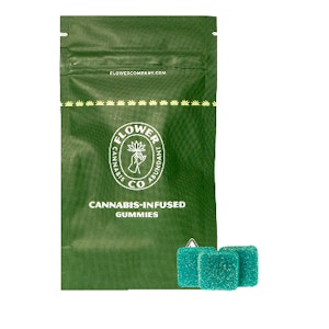 The Flower Co. - Flower Co. - Blue Raspberry Gummies 100mg