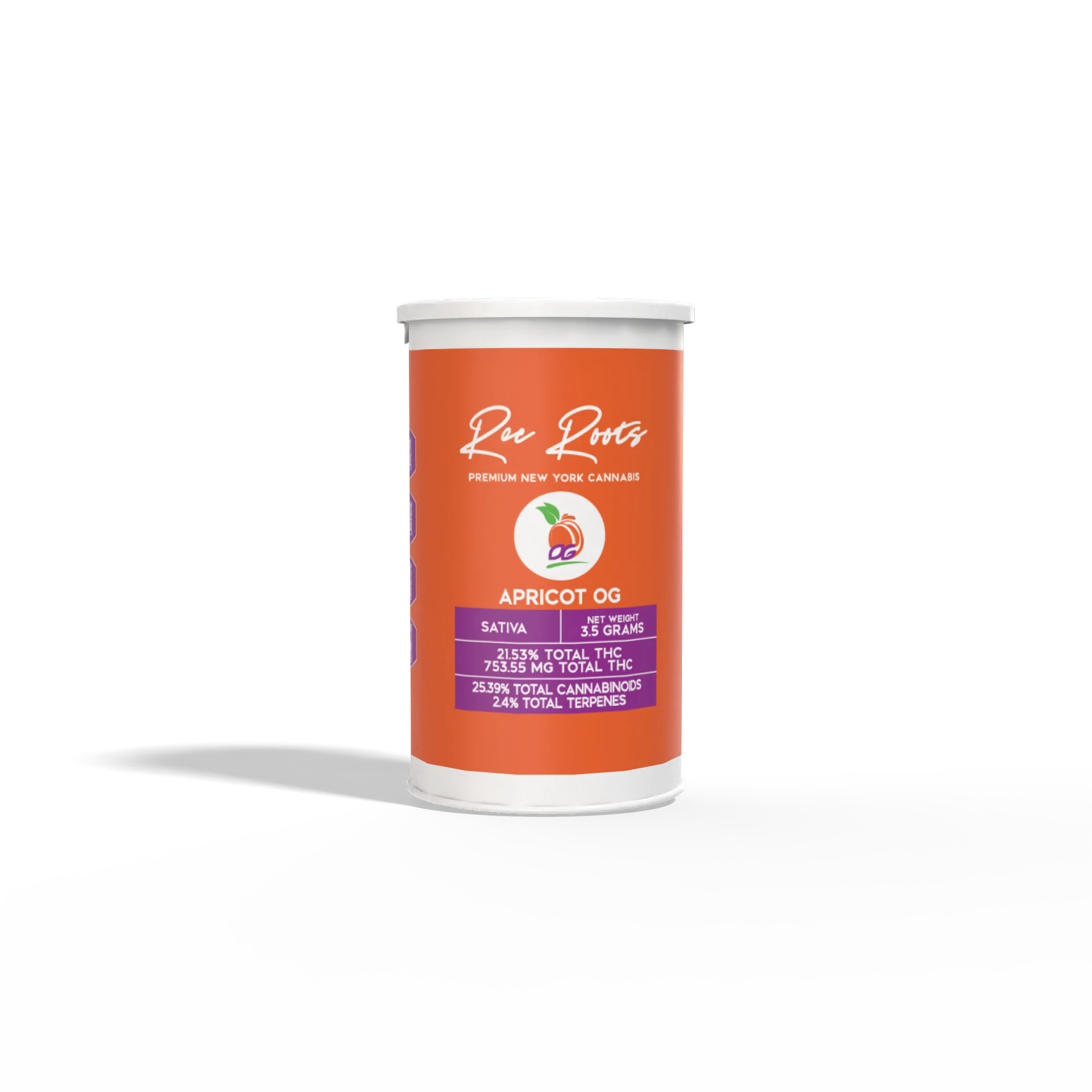Rec Roots - Rec Roots - Apricot OG - 24% THC - 3.5g - Dry Flower Main Image