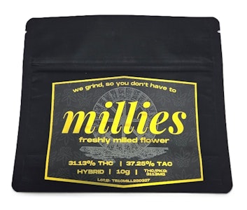 FLOWER CITY - Flwr City - Ground Millie (Hybrid) - 21.76% THC - 10g - Ground Flower