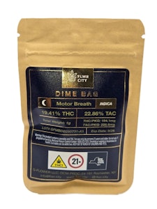 FLOWER CITY - Flwr City - Motor Breath - "Dime Bag" - 19.41% THC - 1g - Flower