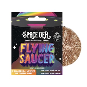 Space Gem - Sour Tangerine Flying Saucer