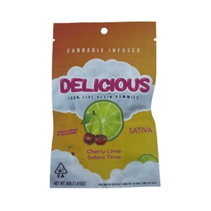 Delicious - Delicious Cherry Lime (Live Resin) (S) Edibles 100mg