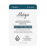 Mary's Medicinals - Patches - Formula - 15mg THC 10mg CBD 5mg CBN Transdermal Patch - 1ct