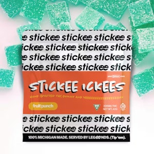 Stickee-ickees - Stickee-ickees - Fruit Punch 200MG (5x40MG)