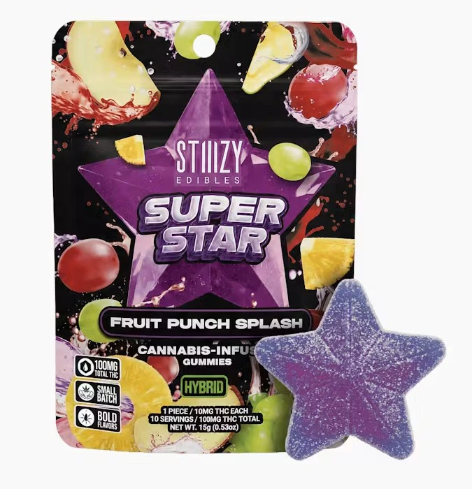 STIIIZY - STIIIZY - Fruit Punch Splash Gummies Star - 100mg Main Image